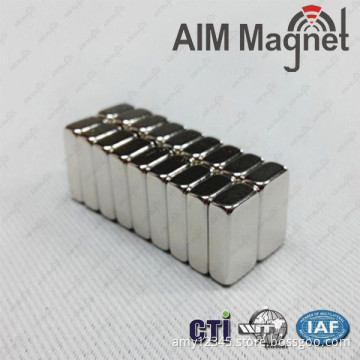 square shape 25 mm x 10 mm x 10 mm rare earth magnet for sale